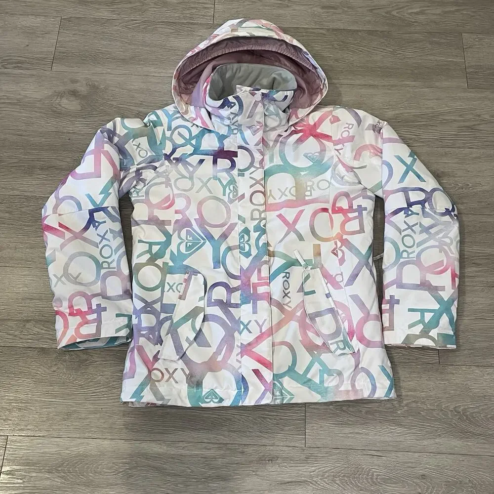 Roxy Jetty Girls Jacket Snowboarding 14 Hooded XL Cold Weather Ski‎ Outdoors